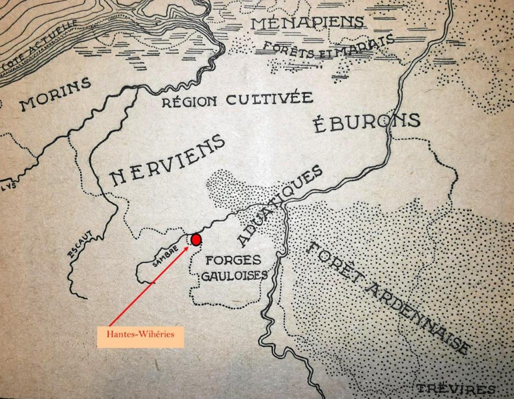 Carte de la Gaule-Belgique